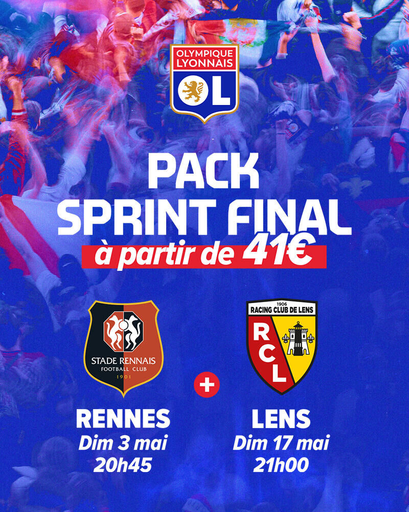 PACK SPRINT FINAL - RENNES/LENS