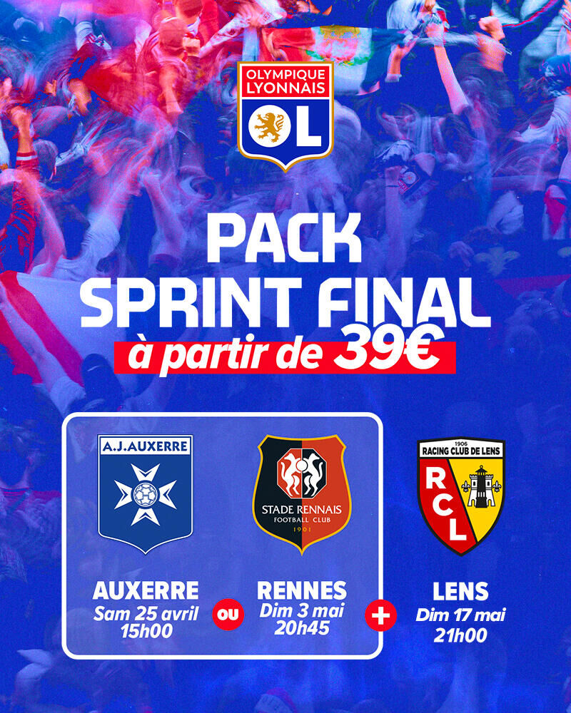 PACK SPRINT FINAL - RENNES/LENS